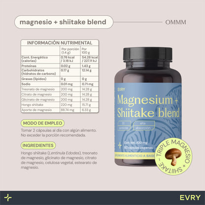 01 OMMM - Magnesium + Shiitake Blend