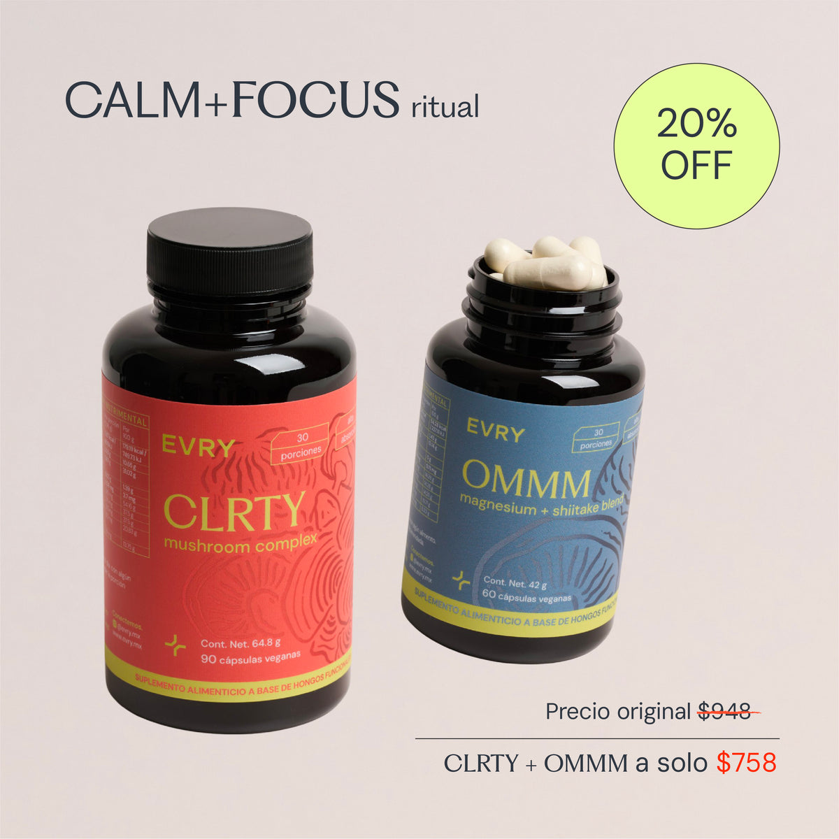 Calm Focus CALM + FOCUS Ritual — Summer Sale · EVRY