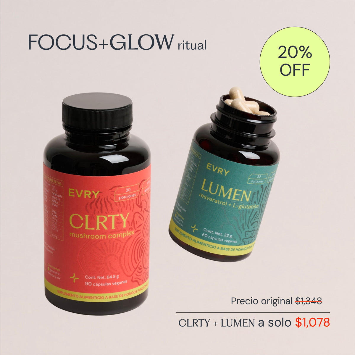 Focus Glow Examples FOCUS + GLOW Ritual EVRY – CLRTY + LUMEN